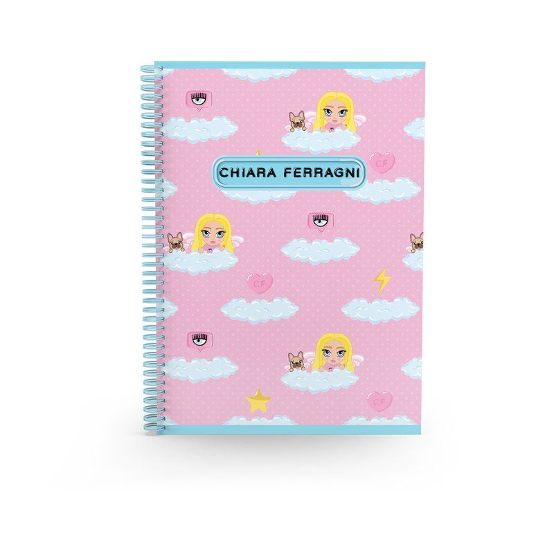 QUADERNI SKIP CHIARA FERRAGNI X PIGNA  RIGATURA 1R Colori Assortiti