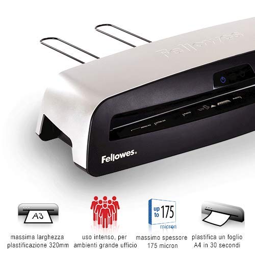 Fellowes Plastificatrice Neptune 3 A3 - ve. plastificazione 1 x A4 in 30’’ - f.to max A3