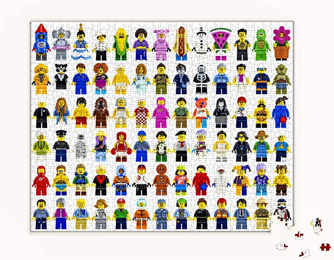 LEGO Minifigure Puzzle 1000 pezzi