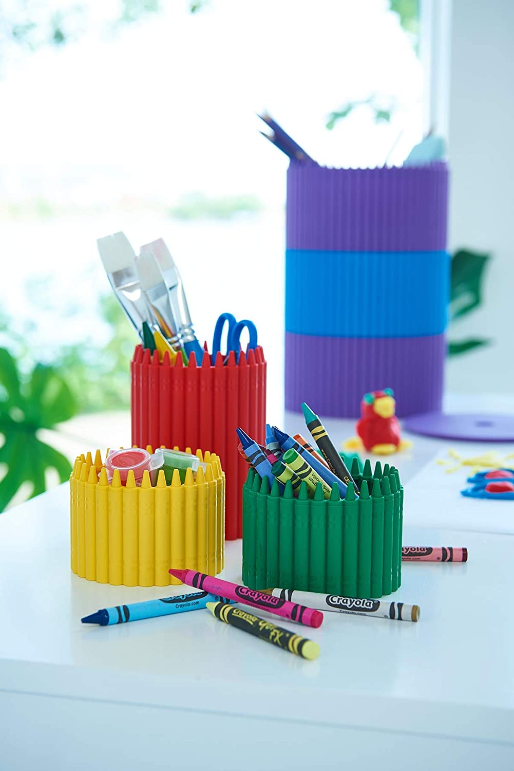 Crayola Portapenne e matite colorato per bambini Blu