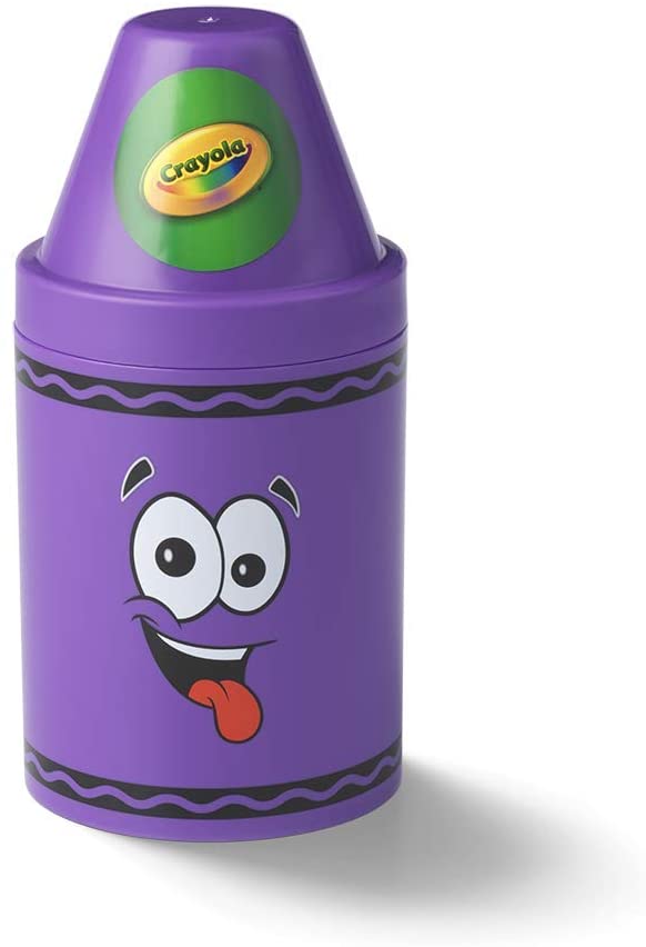 Crayola Portapenne e porta oggetti colorato per bambini Viola