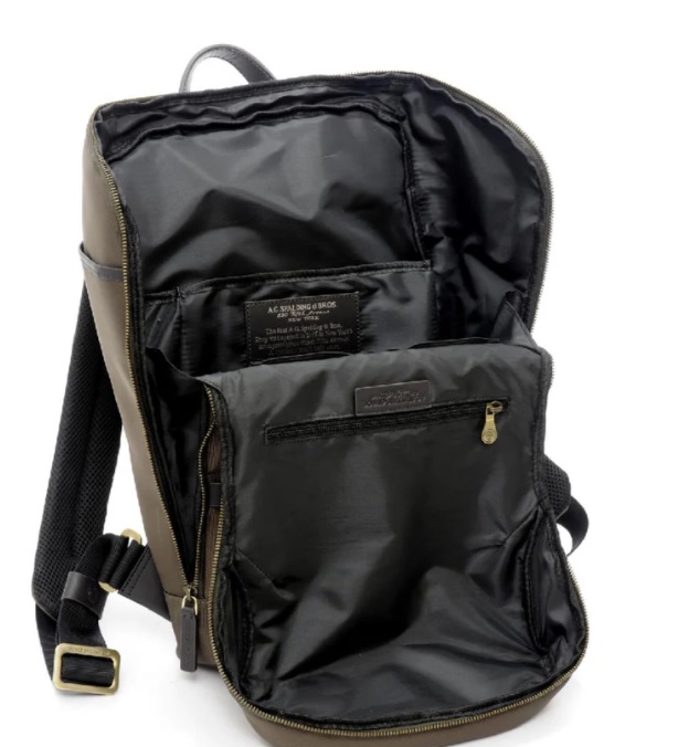 Zaino Spalding & Bros ergonomico Preston nero