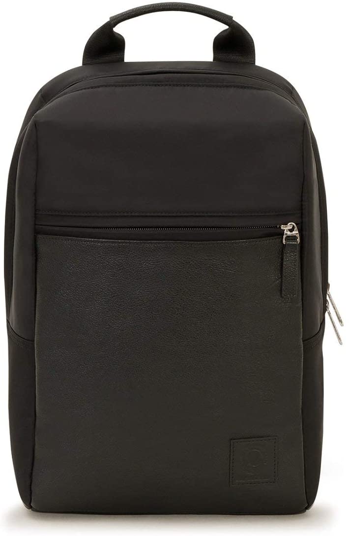 Zaino Invicta Mini Leather, Porta Laptop 13’’ Ufficio e Tempo Libero