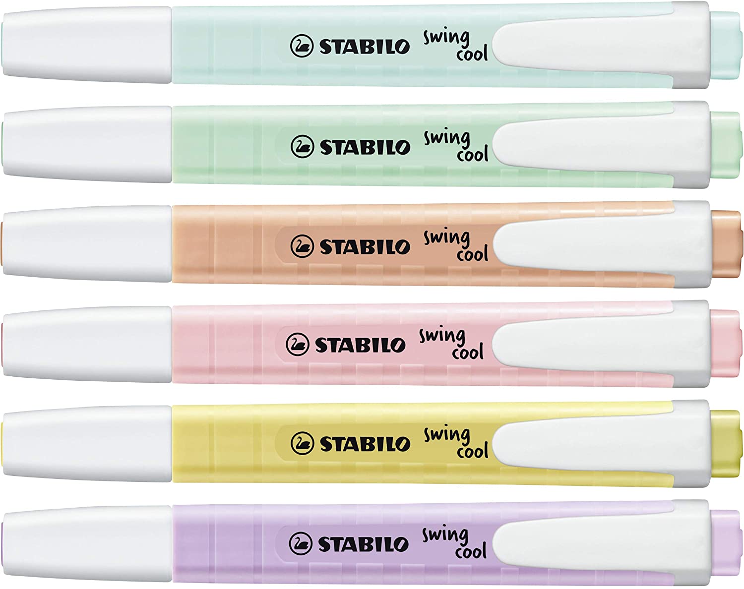 STABILO Pastel Collection Set – Confezione mista 13 pezzi: 6 swing cool pastel, 3 point 88, 3 pointMax, 1 righello stencil