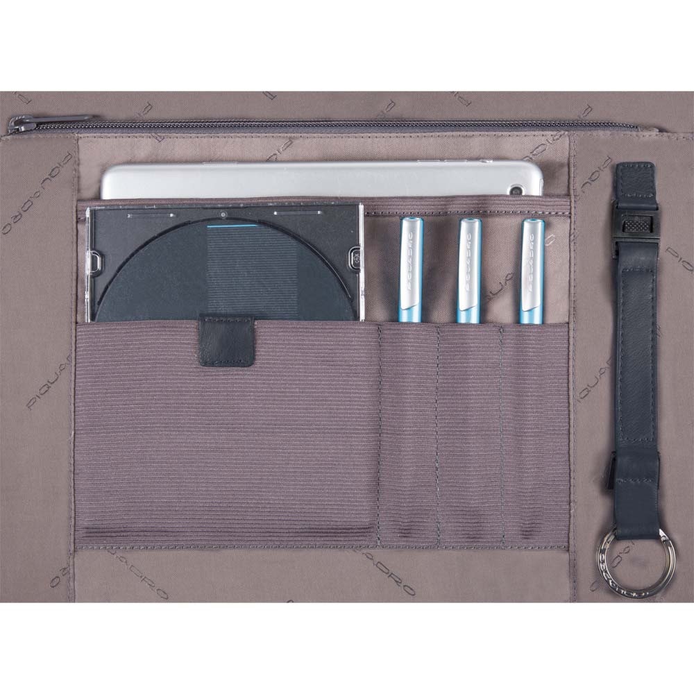 Piquadro Cartella a due manici porta computer e porta iPad® con porta bottiglia o porta ombrello P16
