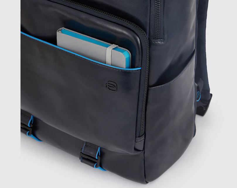 Piquadro Zaino porta pc 15,6 e porta ipad Blu