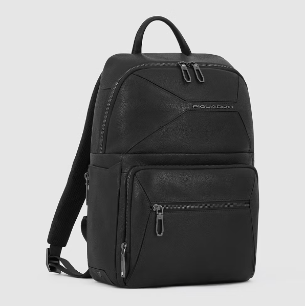 Piquadro Computer backpack 13,3 with iPad compartment Nero