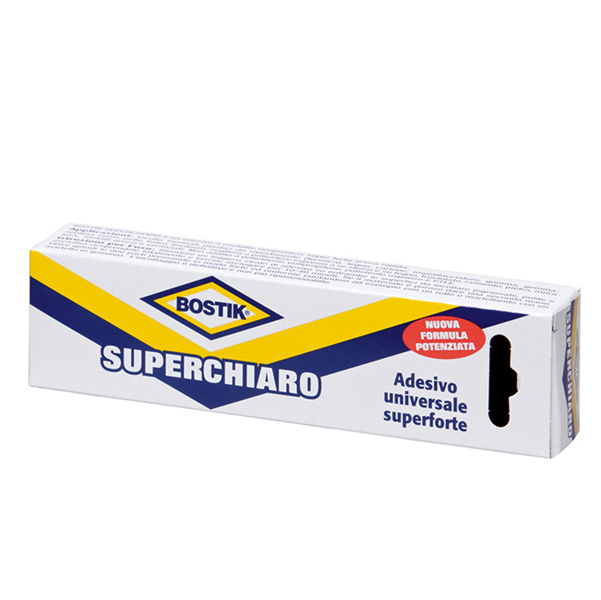 Adesivo Bostik® Superchiaro - universale - 50 gr - trasparente - Bostik®