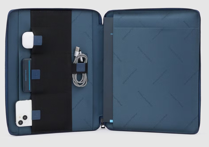 Portablocco con scomparto per iPad Pro 12,9 Blu