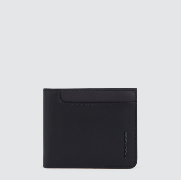 Piquadro Men’s wallet with removable document facilit Nero