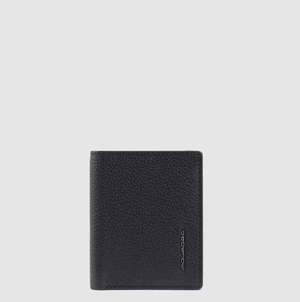 Piquadro Vertical men’s wallet Nero