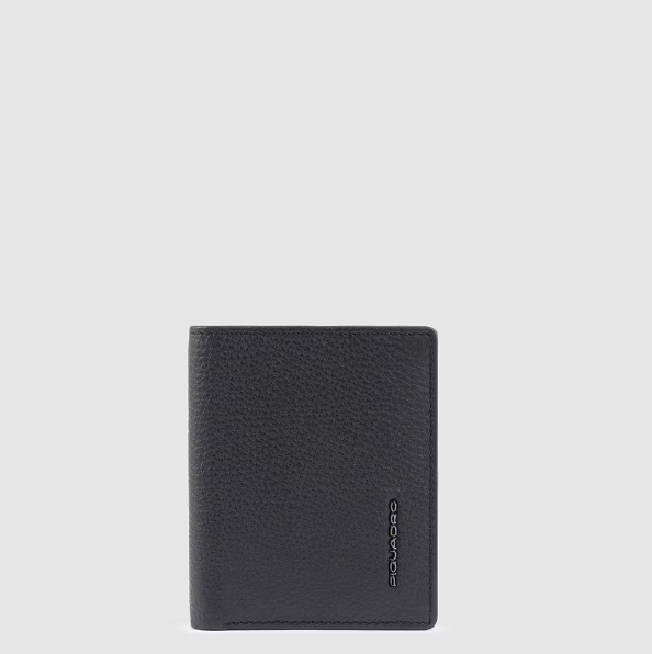 Piquadro BustVertical men’s wallet Nero