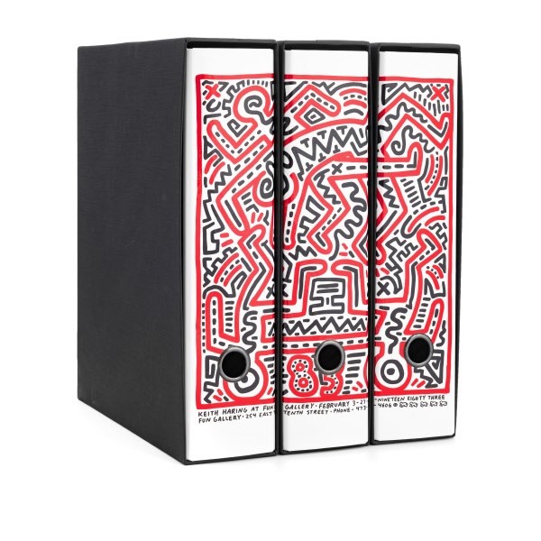 Keith Haring Set 3 registratori Image Skate Formato Protocollo 