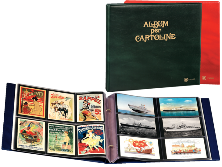 Abafil Album per Cartoline SENCARD Verde