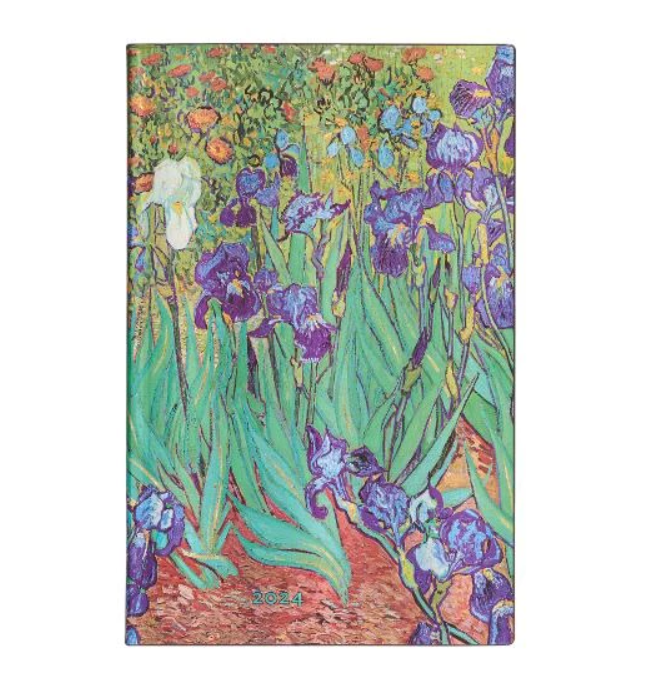 Agenda 12 Mesi Settimanale 2024 IRIS DI VAN GOGH Iris di Van Gogh