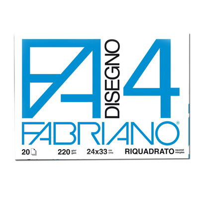 ALBUM FABRIANO4 24X33CM 220GR 20FG L SQUADRATO