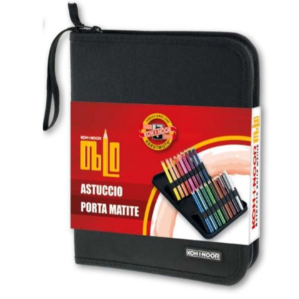 Astuccio oblo vuoto per 24 matite Koh-I-Noor