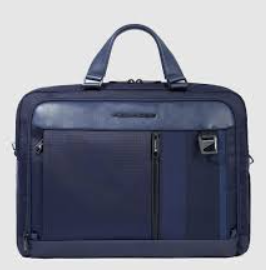 Borsa porta pc 15,6  in tessuto riciclato Blu