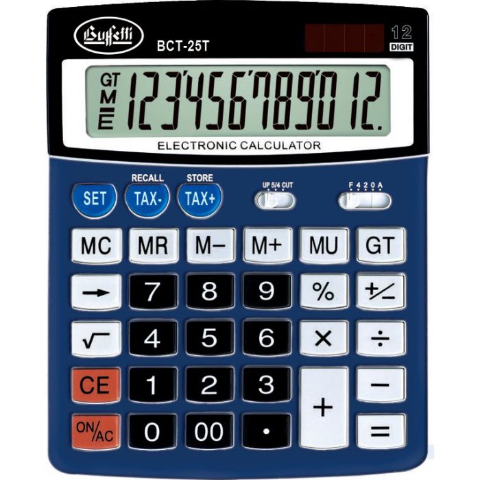 Buffetti Calcolatrice da tavolo BCT25T