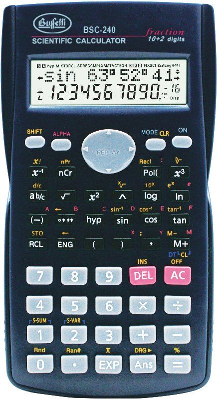 Buffetti Calcolatrice scientifica BSC240  240 funzioni