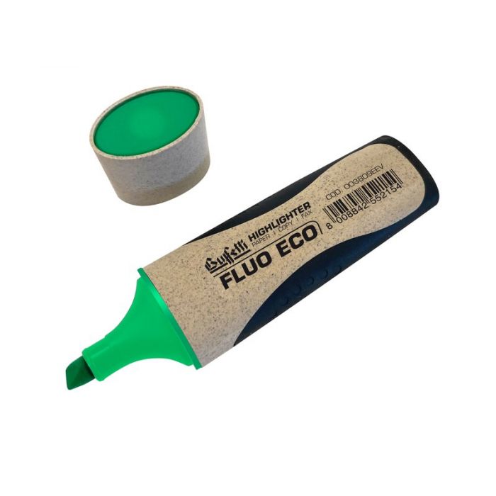 Buffetti Evidenziatore Fluo Grip Ecolologico colore verde