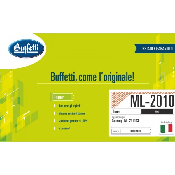 Buffetti Samsung Toner - compatibile - ML-2010D3 - nero