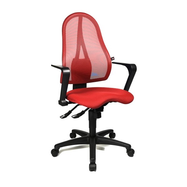 Buffetti Sedia operativa Air Synchro 2.0  tessuto rosso