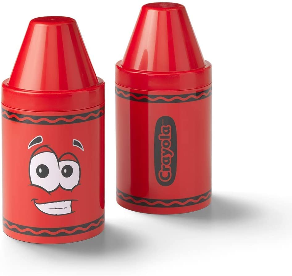 Crayola Portapenne e porta oggetti colorato per bambini Rosso