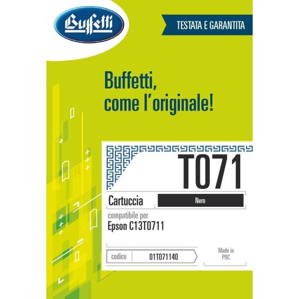 Epson Cartuccia inkjet - compatibile - T071 - nero