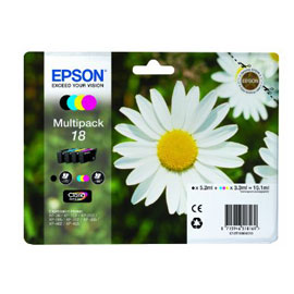 EPSON MULTIPACK 18 N.4 CARTUCCE MARGHERITA