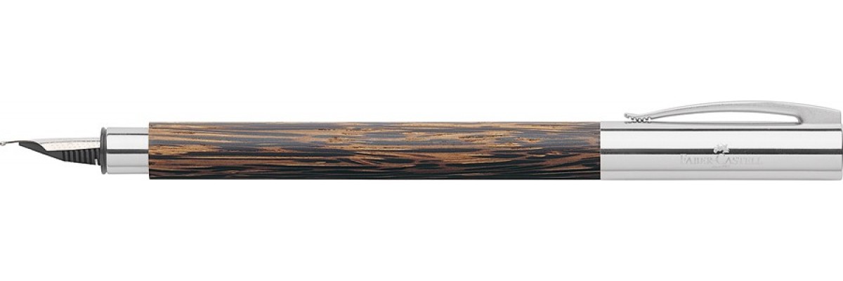 Faber Castell Stilografica Ambition Wood Cocco