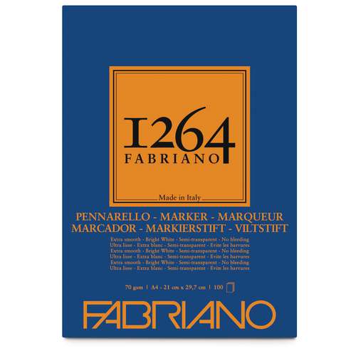 FABRIANO 1264 BLOCCO A4 SCHIZZI 90GR