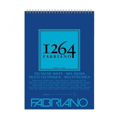 FABRIANO 1264 BLOCCO TECNICHE MISTE A5 GR.300