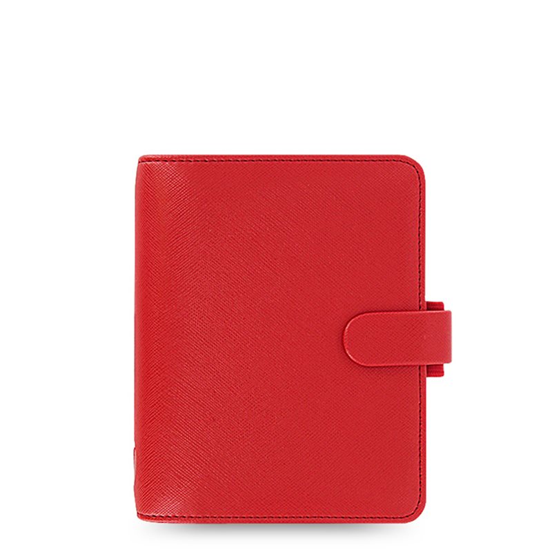 Filofax Agenda Organizer Saffiano Pocket Rosso