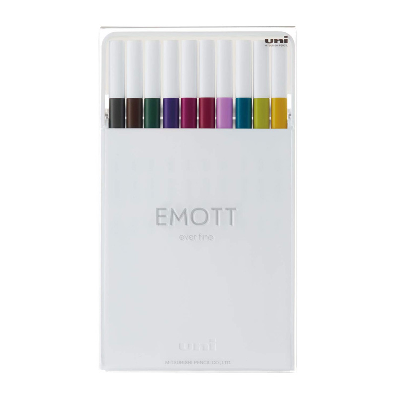 Fineliner Emott tratto 0,4mm colori ass calmtone dark cf 10 pezzi