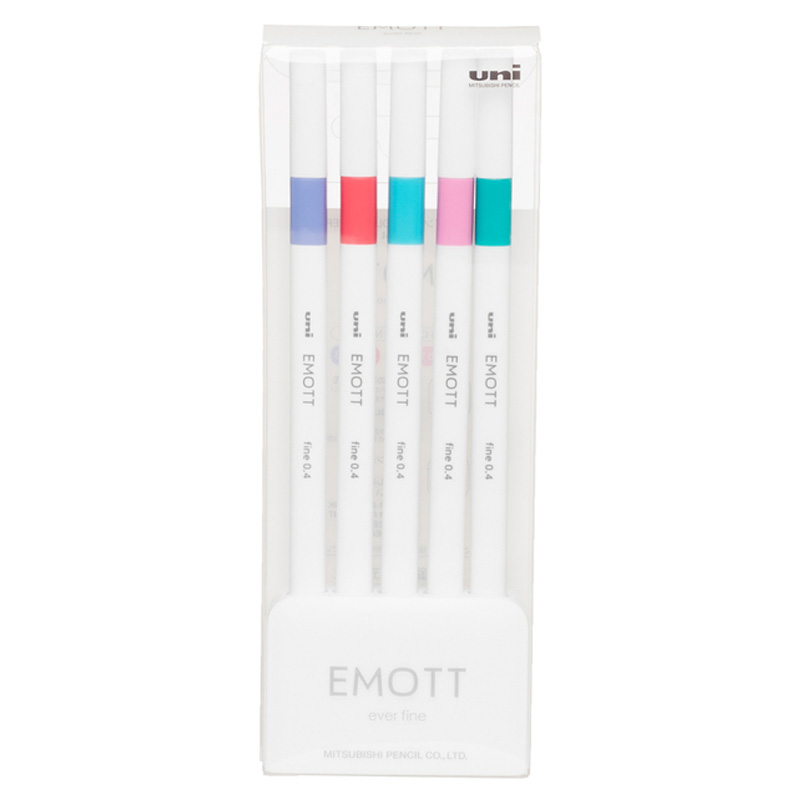 Fineliner Emott tratto 0,4mm colori ass candy pop cf 5 pezzi