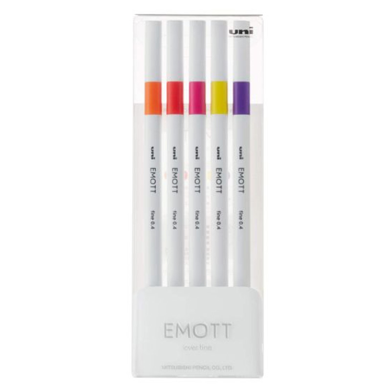 Fineliner Emott tratto 0,4mm colori ass passion  cf 5 pezzi