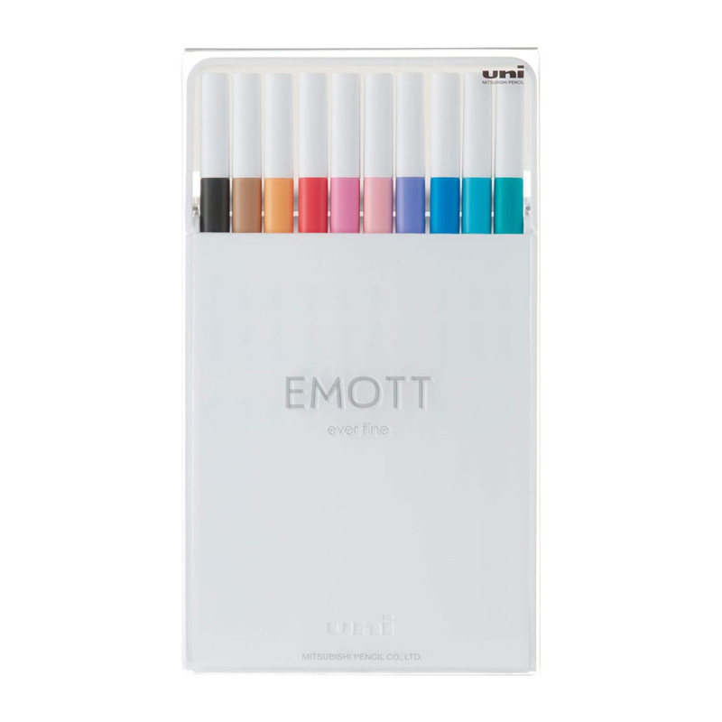 Fineliner Emott tratto 0,4mm colori ass soft pastel  cf 10 pezzi