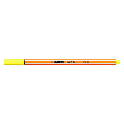 Fineliner Stabilo Point 88  tratto 0,4mm  Giallo limone