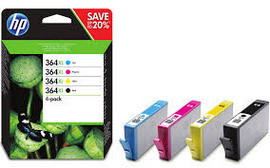 HP 364XL CMYK INK CARTRIDGE COMBO 4-Pack