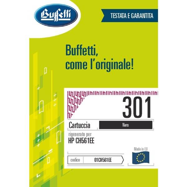 HP inkjet - compatibile - 301 - nero