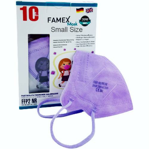 MASCHERE SMALL SIZE FFP2 NR FAMEX FAGO 001 10 PZ  COLORE BLU