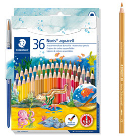 MATITA AQUARELLABILE ASTUCCIO 36 NORIS CLUB STAEDTLER