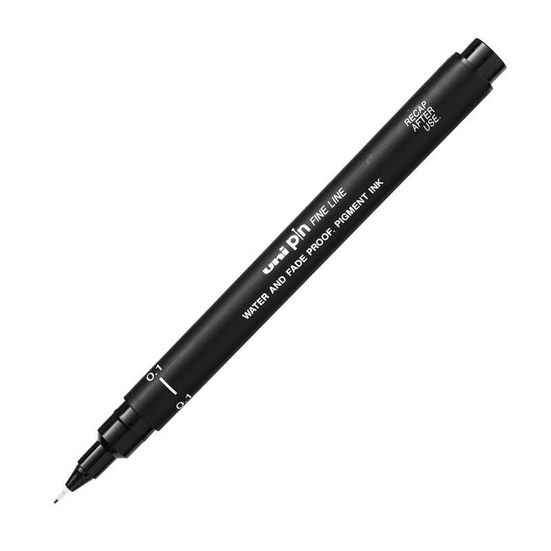 MicrolinerPen in fibra con punta calibrata da 0.5 mm nero Buffetti