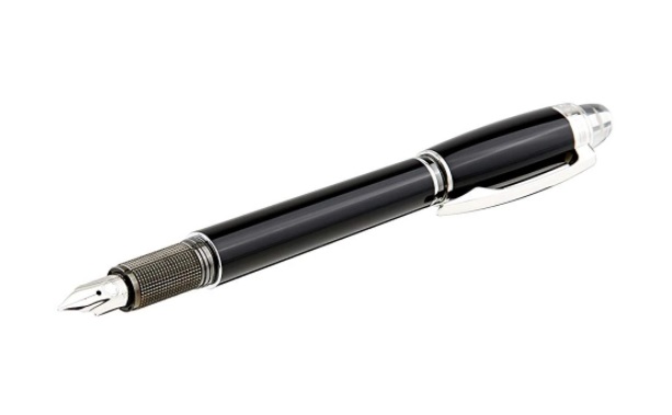Mont Blanc Stilografica StarWalker Platinum Resin Nera