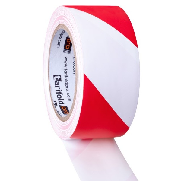 Nastro bianco-rosso - altezza rotolo 50 mm x 33 mt di lunghezza