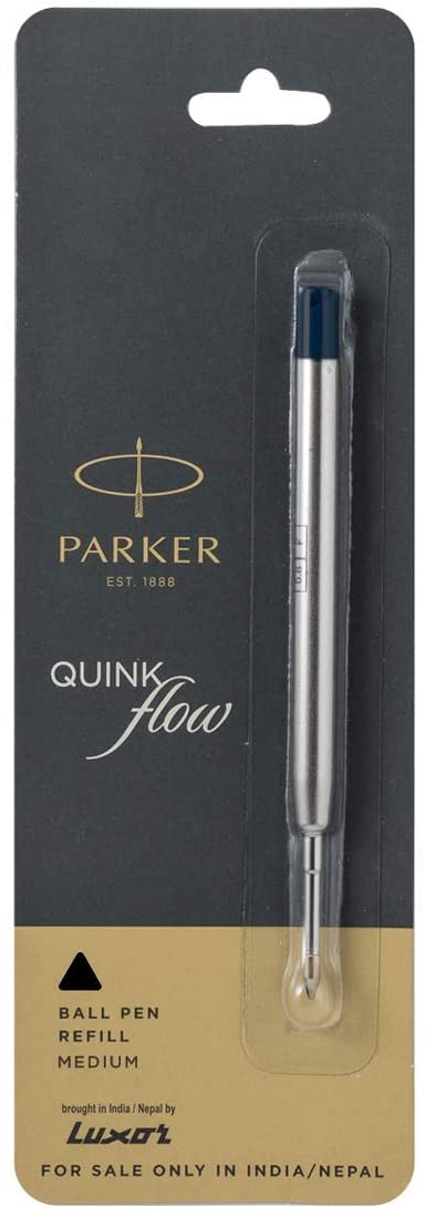 Parker  Ricariche per penna a sfera punta media inchiostro nero
