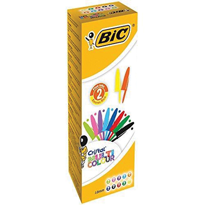 PENNA BIC CRISTAL MULTICOLOR 1,6 ASSORTITO CF 20 pz