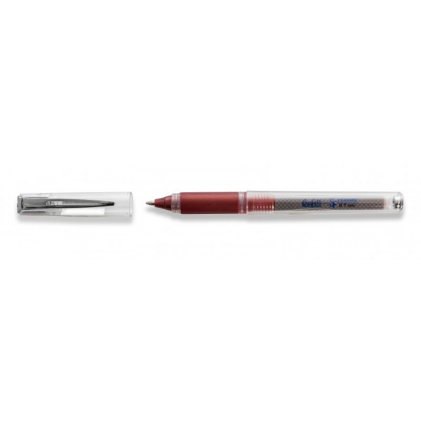 Penna Roller superfluid rosso con cappuccio punta fine 0.7 mm Buffetti