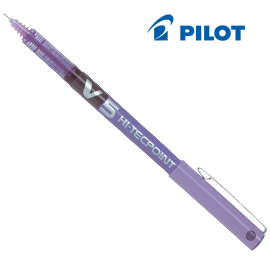 ROLLER HI-TECPOINT V5 VIOLA 0,5MM PILOT